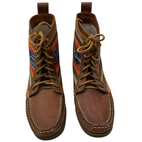 Steven by Steve Madden Samosa Leather Moccasin Boot, Tribal, Rodeo, Aztec Sz 9.5 - Picture 4 of 9